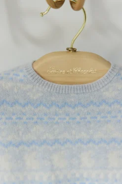 Tartine et Chocolat Ensemble long Bleu chiné jacquard| Combinaisons - Ensembles - Salopettes