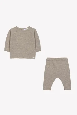 Tartine et Chocolat Ensemble long Greige chiné| Combinaisons - Ensembles - Salopettes