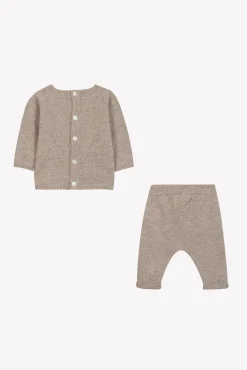 Tartine et Chocolat Ensemble long Greige chiné| Combinaisons - Ensembles - Salopettes