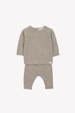 Tartine et Chocolat Ensemble long Greige chiné| Combinaisons - Ensembles - Salopettes