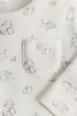 Tartine et Chocolat Ensemble long Ecru lapin| Combinaisons - Ensembles - Salopettes