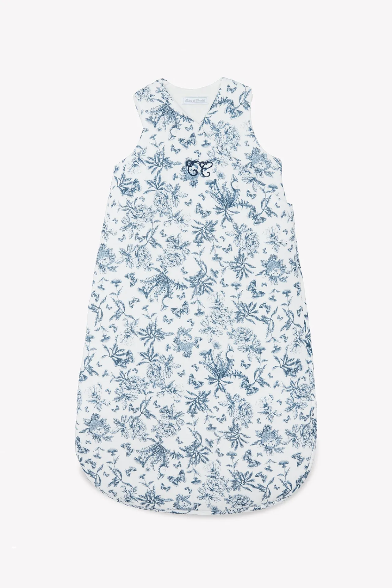 Tartine et Chocolat Gigoteuse T2 Imprimé inspiration toile de jouy bleu| Toile De Jouy Bleu|Gigoteuses - Linges De Lit