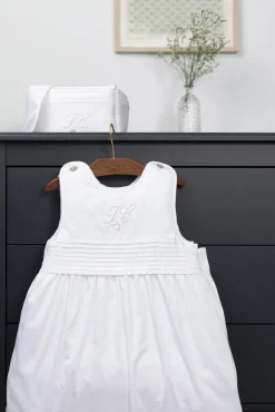 Tartine et Chocolat Gigoteuse Monogramme blanc T2| Monogramme|Gigoteuses - Linges De Lit