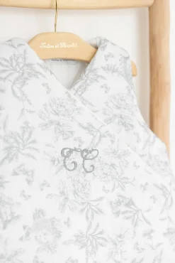 Tartine et Chocolat Gigoteuse T2 Imprimé inspiration toile de jouy gris| Toile De Jouy Gris|Gigoteuses - Linges De Lit