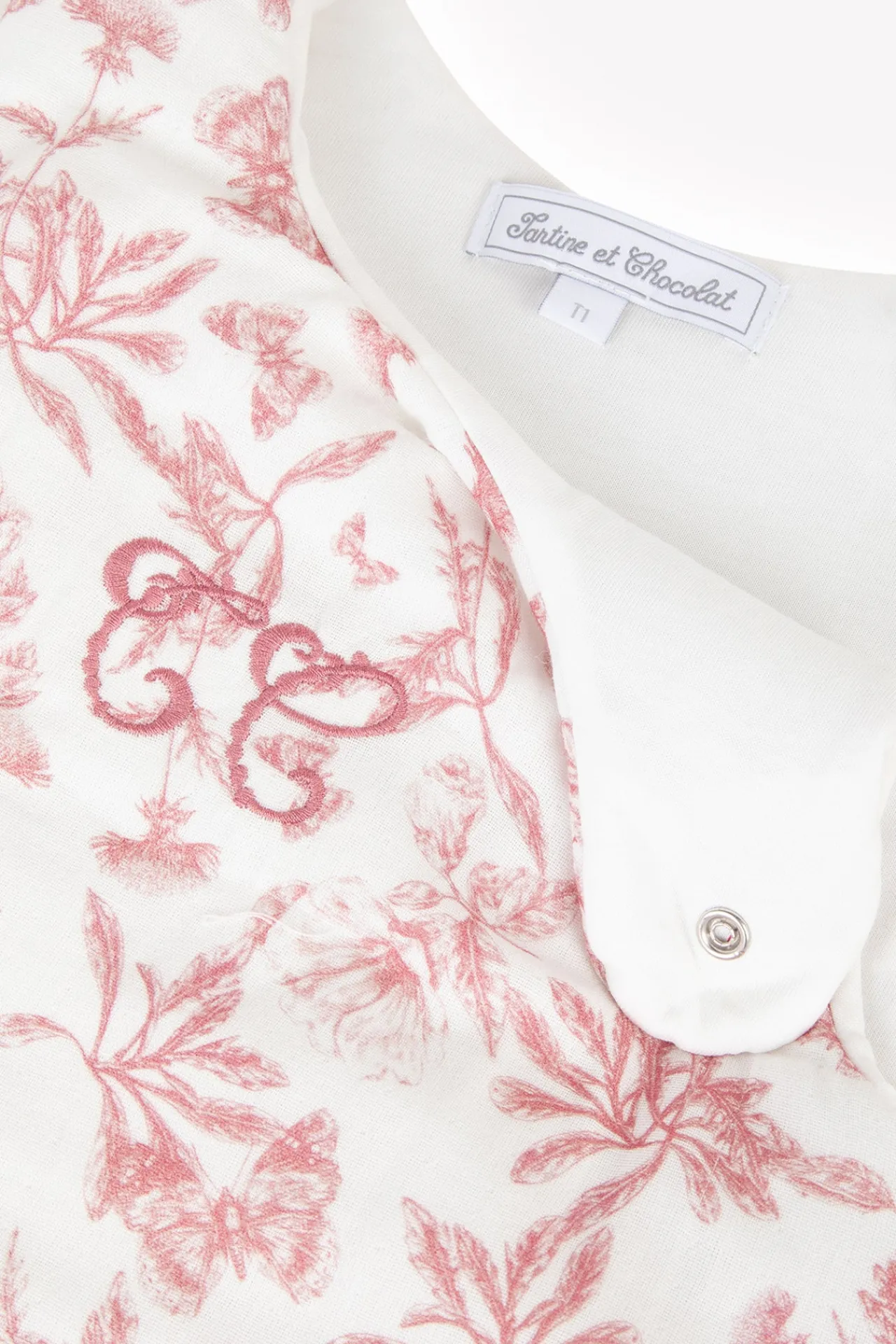 Tartine et Chocolat Gigoteuse T1 Imprimé inspiration Toile de Jouy rose| Toile De Jouy Rose|Gigoteuses - Linges De Lit