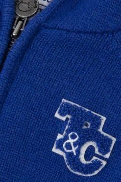 Tartine et Chocolat Gilet Bleu électrique signature TC| Pulls - Gilets - Sweats