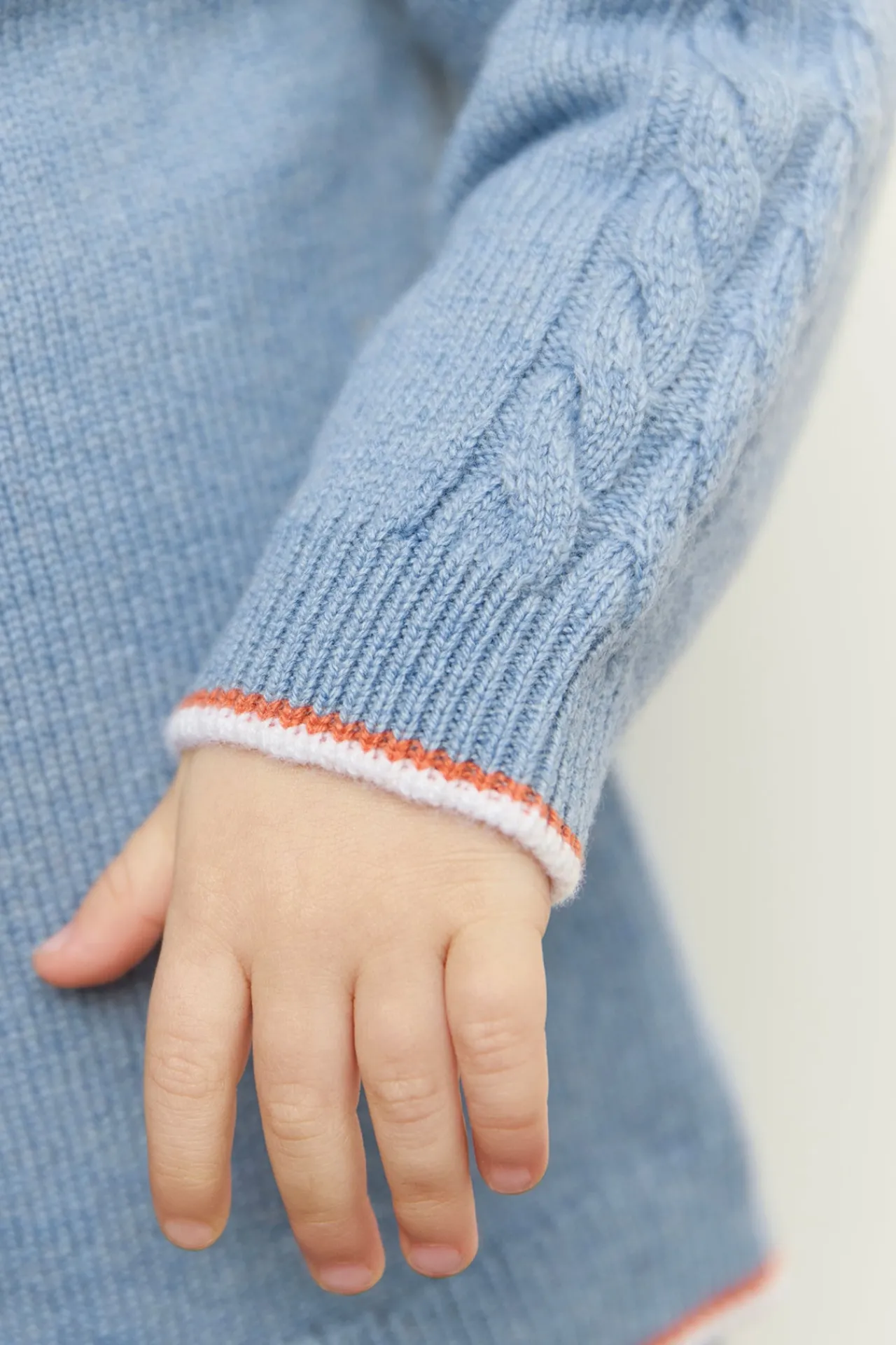 Tartine et Chocolat Gilet Bleu grisé chiné signature TC| Pulls - Gilets - Sweats