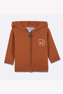 Tartine et Chocolat Gilet Rouille signature TC| Pulls - Gilets - Sweats