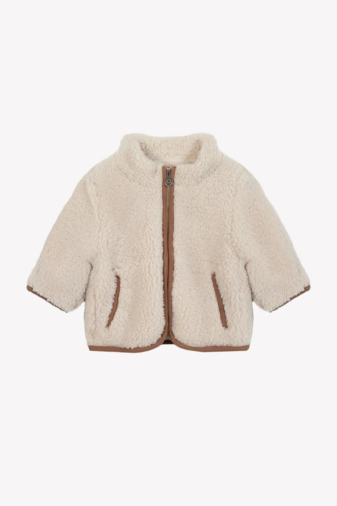 Tartine et Chocolat Gilet Beige imitation fourrure mouton| Manteaux - Pilotes|Pulls - Gilets - Sweats