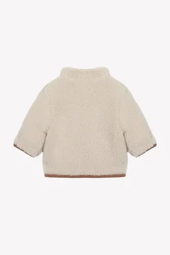Tartine et Chocolat Gilet Beige imitation fourrure mouton| Manteaux - Pilotes|Pulls - Gilets - Sweats