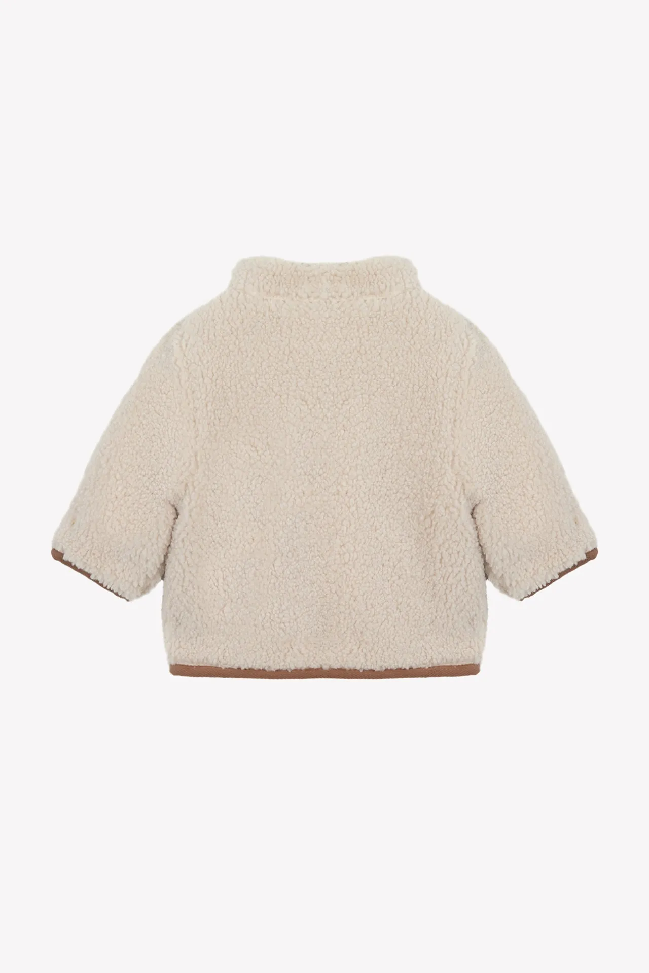 Tartine et Chocolat Gilet Beige imitation fourrure mouton| Manteaux - Pilotes|Pulls - Gilets - Sweats