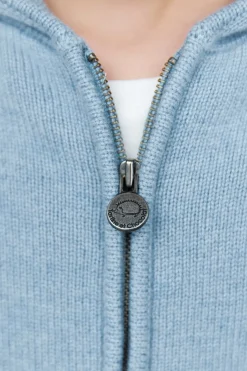 Tartine et Chocolat Gilet Bleu grisé chiné signature TC|Enfant Pulls - Gilets - Sweats