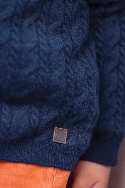 Tartine et Chocolat Gilet Marine 100% cachemire| Pulls - Gilets - Sweats