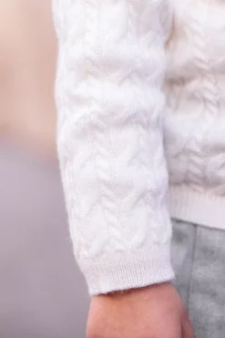 Tartine et Chocolat Gilet Ecru 100% cachemire| Pulls - Gilets - Sweats