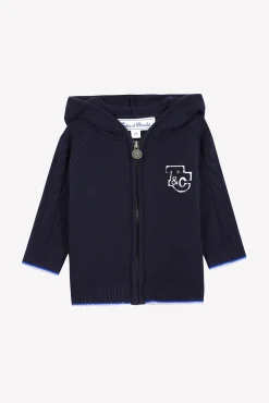 Tartine et Chocolat Gilet Marine signature TC| Pulls - Gilets - Sweats