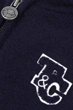 Tartine et Chocolat Gilet Marine signature TC| Pulls - Gilets - Sweats