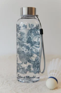 Tartine et Chocolat Gourde Bleu imprimé inspiration Toile de Jouy| Bavoirs - Accessoires De Repas