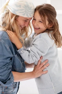 Tartine et Chocolat Grand Foulard Bleu Kujten x|Enfant Accessoires|Accessoires