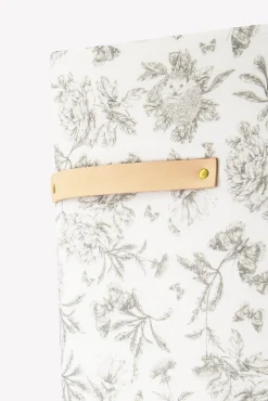 Tartine et Chocolat Grande panière toile de jouy gris Mèzamé x| Toile De Jouy Gris