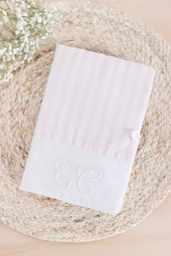 Tartine et Chocolat Housse de carnet de santé Garda rose pâle| Sacs À Langer - Nids D'Ange|Garda Rose