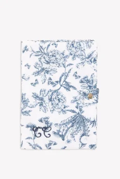 Tartine et Chocolat Housse de carnet de santé Imprimé inspiration Toile de Jouy bleu| Toile De Jouy Bleu|Sacs À Langer - Nids D'Ange