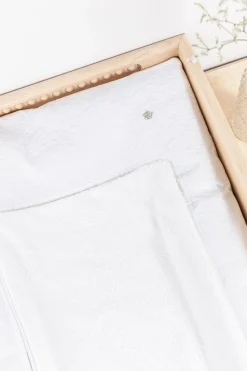 Tartine et Chocolat Housse de matelas à langer Délicatesse nacre| Délicatesse Nacre|Linges - Accessoires De Bain