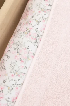 Tartine et Chocolat Housse de matelas à langer Imprimé fleuri jardin hivernal| Jardin Hivernal|Linges - Accessoires De Bain