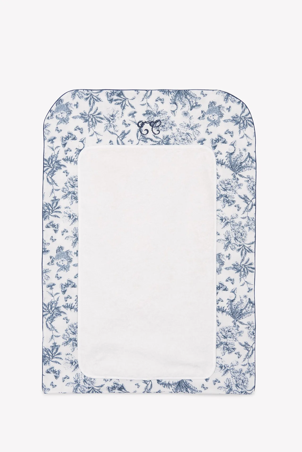 Tartine et Chocolat Housse de matelas à langer Imprimé inspiration toile de jouy bleu| Toile De Jouy Bleu|Linges - Accessoires De Bain