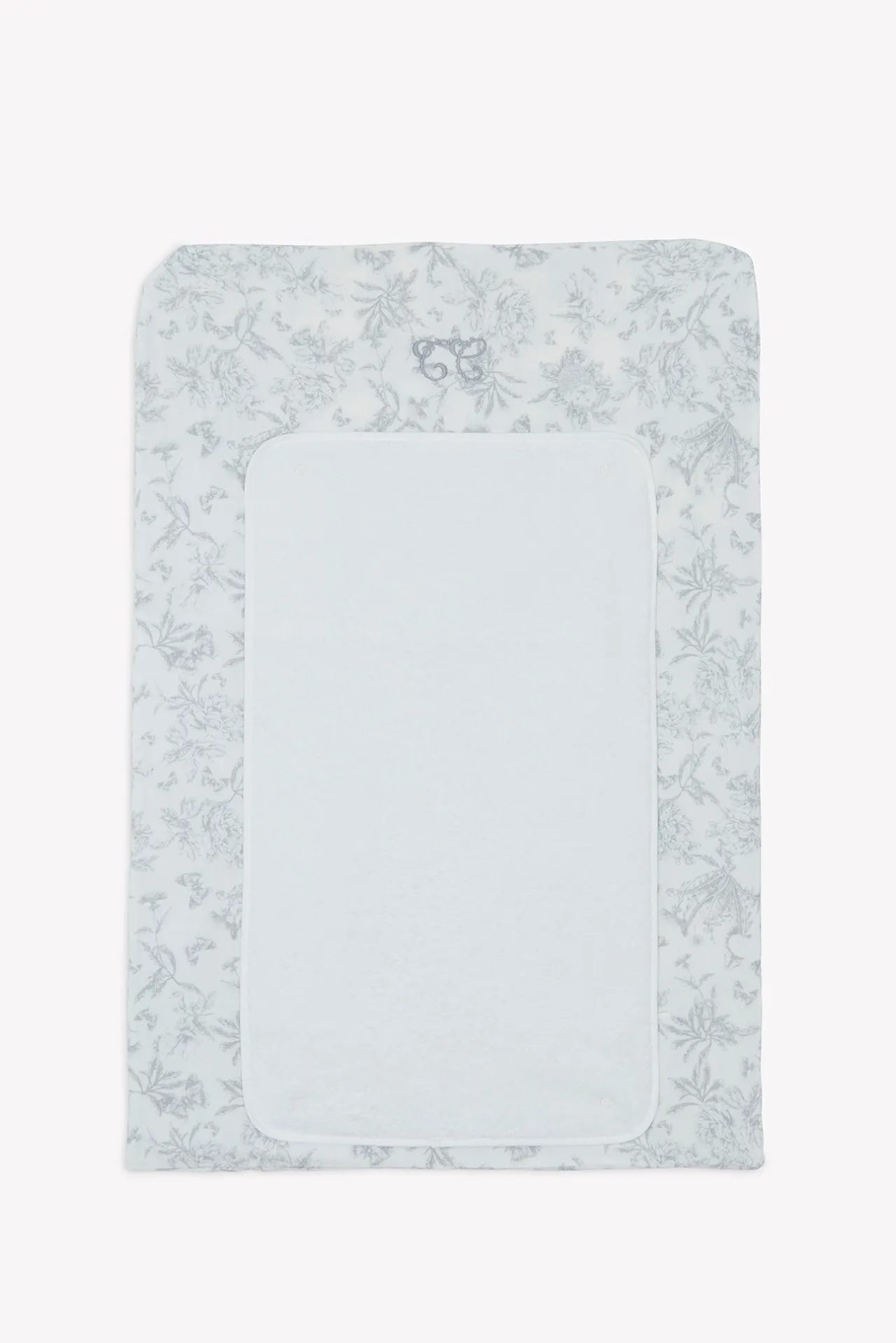 Tartine et Chocolat Housse de matelas à langer Imprimé inspiration toile de jouy gris| Toile De Jouy Gris|Linges - Accessoires De Bain