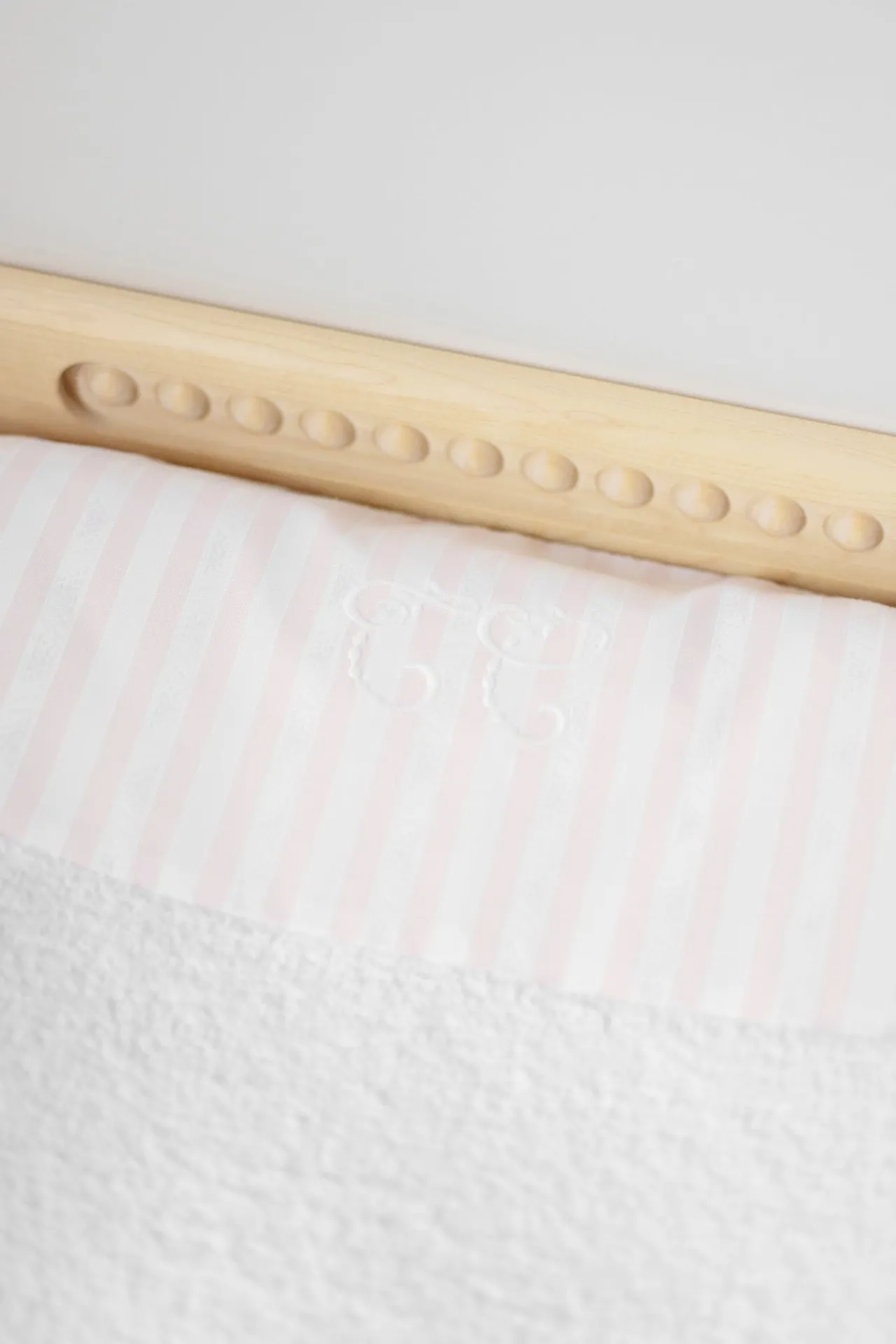 Tartine et Chocolat Housse de matelas à langer Garda rose pâle| Garda Rose|Linges - Accessoires De Bain