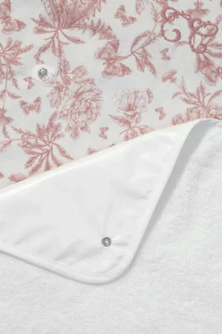 Tartine et Chocolat Housse de matelas à langer Imprimé inspiration Toile de Jouy rose| Toile De Jouy Rose|Linges - Accessoires De Bain
