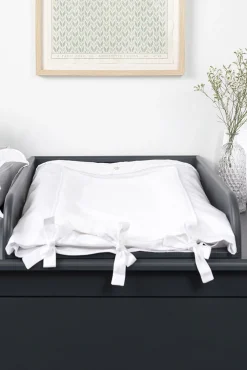 Tartine et Chocolat Housse de matelas à langer Monogramme blanc| Monogramme|Linges - Accessoires De Bain