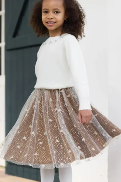 Tartine et Chocolat Jupe Bronze tulle|Enfant Shorts - Jupes