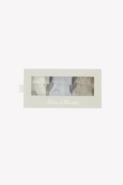 Tartine et Chocolat Kit chaussettes Bleu ciel| Accessoires - Chaussons