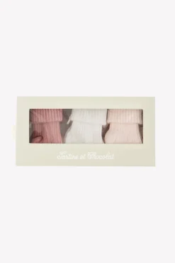 Tartine et Chocolat Kit chaussettes Rose pâle| Accessoires - Chaussons