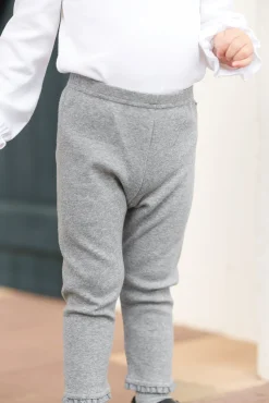 Tartine et Chocolat Legging Gris dentelle| Pantalons - Shorts
