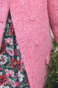 Tartine et Chocolat Manteau Magenta en laine|Enfant Manteaux - Vestes