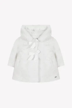 Tartine et Chocolat Manteau Ecru imitation fourrure| Manteaux - Pilotes