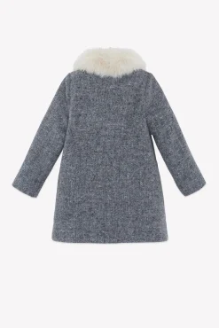 Tartine et Chocolat Manteau Gris foncé en laine|Enfant Manteaux - Vestes