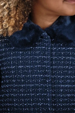 Tartine et Chocolat Manteau Marine en tweed|Enfant Manteaux - Vestes