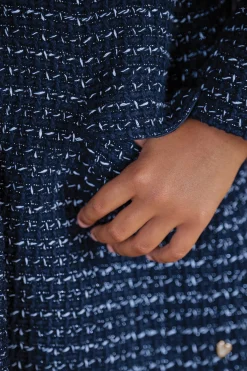 Tartine et Chocolat Manteau Marine en tweed|Enfant Manteaux - Vestes