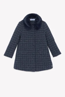 Tartine et Chocolat Manteau Marine en tweed|Enfant Manteaux - Vestes