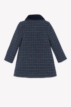Tartine et Chocolat Manteau Marine en tweed|Enfant Manteaux - Vestes