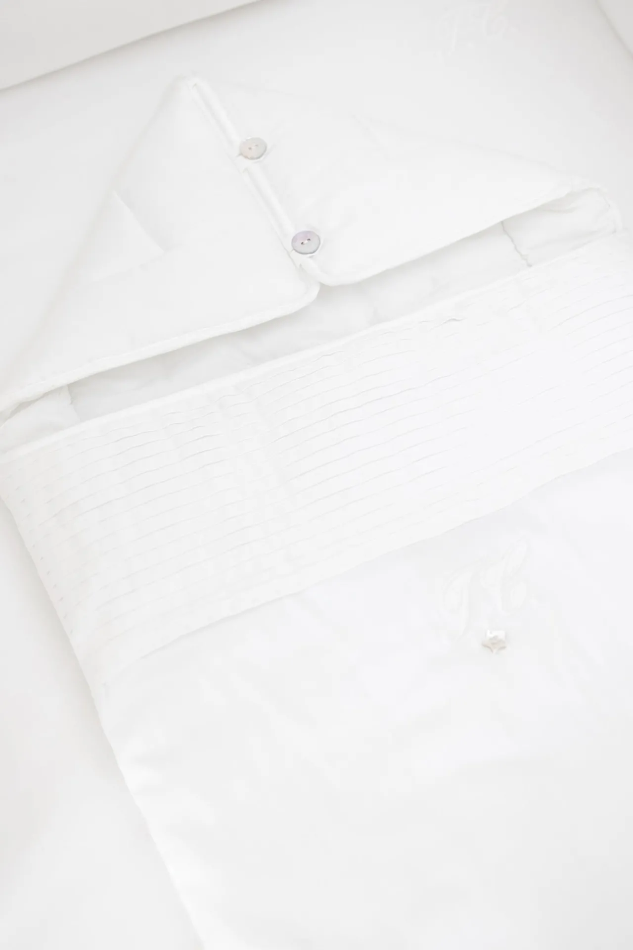 Tartine et Chocolat Nid d'ange Monogramme blanc| Monogramme|Sacs À Langer - Nids D'Ange