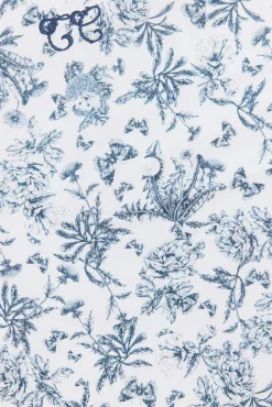Tartine et Chocolat Nid d'ange Imprimé inspiration toile de jouy bleu| Sacs À Langer - Nids D'Ange|Toile De Jouy Bleu