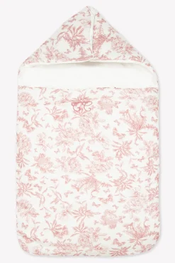 Tartine et Chocolat Nid d'ange Imprimé inspiration Toile de Jouy rose| Toile De Jouy Rose|Sacs À Langer - Nids D'Ange