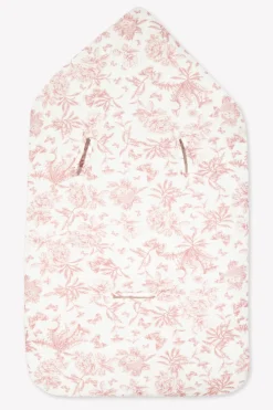 Tartine et Chocolat Nid d'ange Imprimé inspiration Toile de Jouy rose| Toile De Jouy Rose|Sacs À Langer - Nids D'Ange