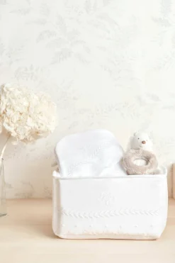 Tartine et Chocolat Panière Linge d'antan| Linge D'Antan|Linges - Accessoires De Bain