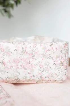 Tartine et Chocolat Panière Imprimé fleuri jardin hivernal| Jardin Hivernal|Linges - Accessoires De Bain