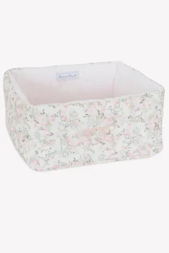 Tartine et Chocolat Panière Imprimé fleuri jardin hivernal| Jardin Hivernal|Linges - Accessoires De Bain